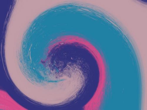 Blue and Pink