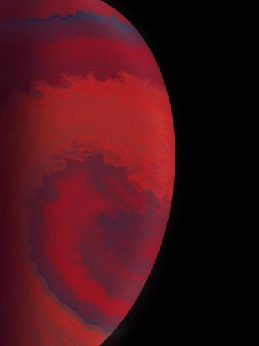Deep Red and Red Bubbles