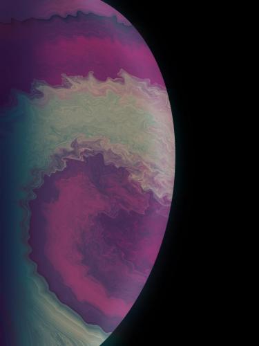 Blue and Purple Bubbles